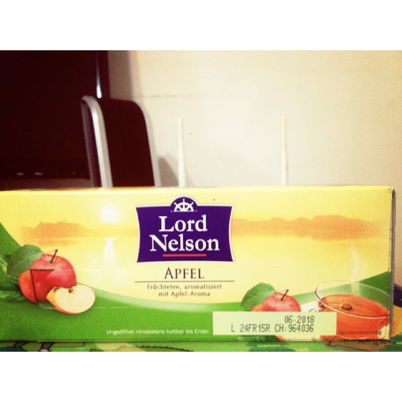 （（現貨ㄧ盒））德國原裝 Lord Nelson 蘋果茶 德國的品牌 apple tea 茶包 花茶包 花茶