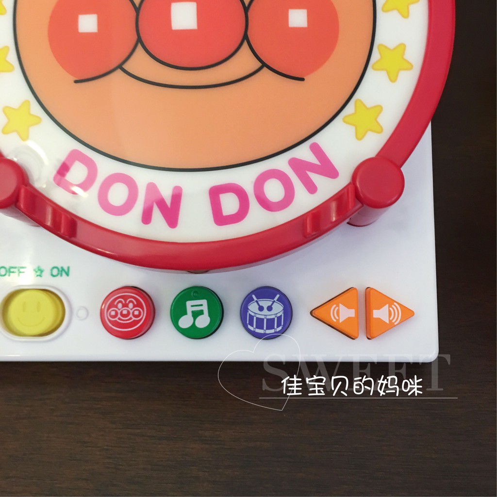 ~熱銷~新款國內現貨日本採購麵包超人兒童卡通音樂電子太鼓達人敲鼓益智玩具