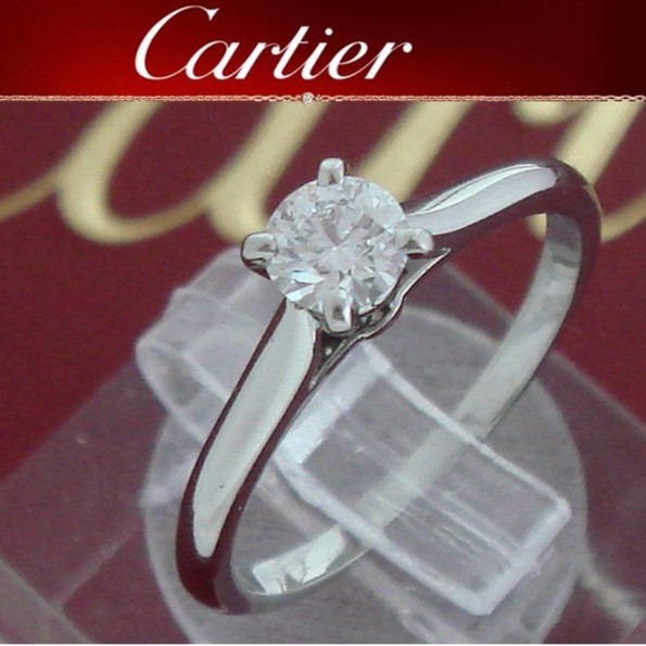 Cartier 1895 PT950 0.26ct