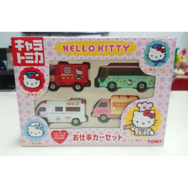 【現貨】Tomica 多美 日版 舊紅標 Hello Kitty 工作車 套組