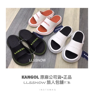 KANGOL 袋鼠 立體LOGO 防水拖鞋-原廠正品 運動休閒拖鞋 男女皆可 防水軟底拖鞋 運動拖鞋 超輕量 (現貨)