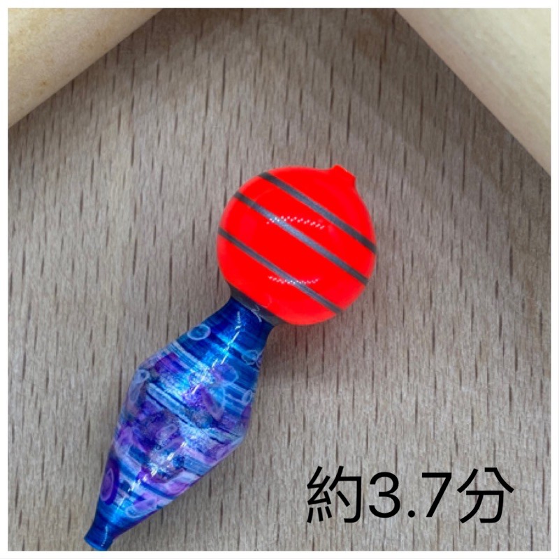 JL手作 蓪草 約3.7分 棒棒糖 阿波 釣蝦 浮標 材質蓪草 手作塗裝