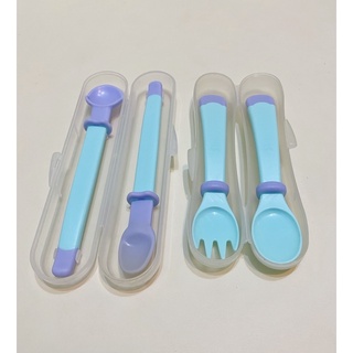 Simba 小獅王 兒童叉匙組/美味軟糖湯匙組（香草）副食品餐具 寶寶湯匙