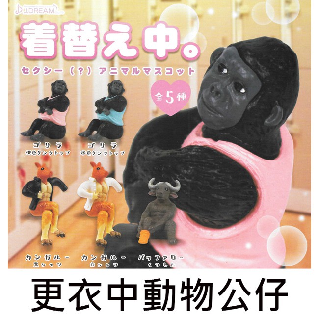 更衣中動物公仔扭蛋轉蛋動物模型j Dream 蝦皮購物