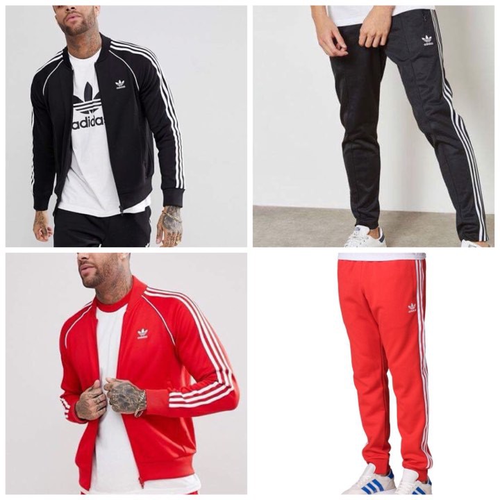 柯拔adidas(CW1256)黑外套(CW1269)黑長褲(CW1257)紅外套(CW1276)紅長褲運動套裝| 蝦皮購物