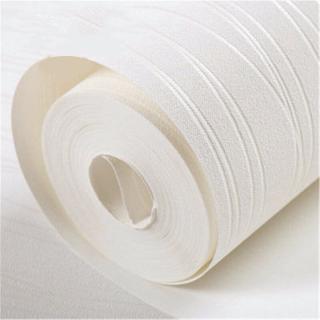現貨下殺 無背膠 無紡布壁紙酒店賓館臥室客廳現代簡約3d立體條紋亞麻素色墻布墻紙裝飾 蝦皮購物