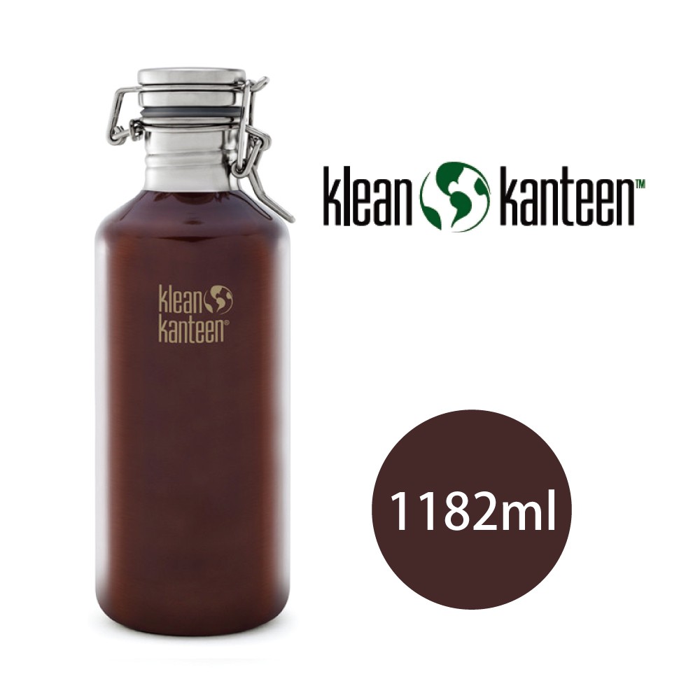 【美國Klean Kanteen】快扣啤酒窄口不鏽鋼瓶-1182ml