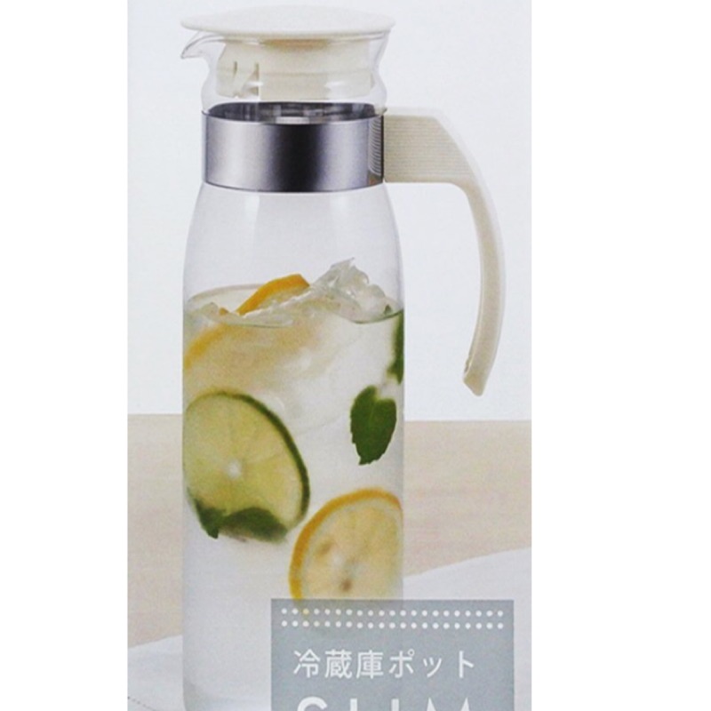 HARIO 日本製🇯🇵 耐熱玻璃冷水壺1400ml-米白 RPLN-14-OW 玻璃壺 耐熱水壺