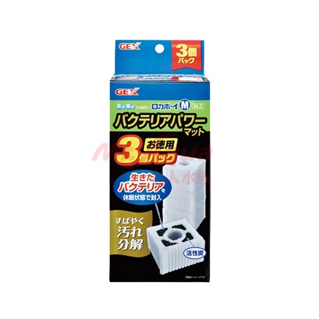 📣瘋狂水族📣 日本 gex 五味 J-95-1 納豆菌過濾器替換濾材(M)