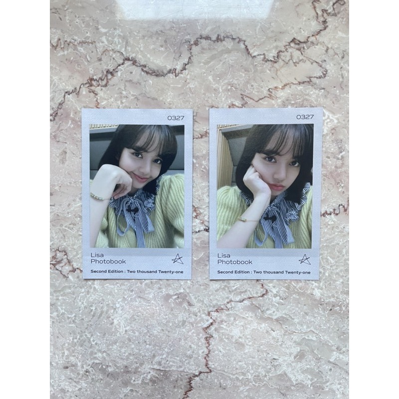 Blackpink Lisa Photobook 0327 2nd 二版yg特典 蝦皮購物