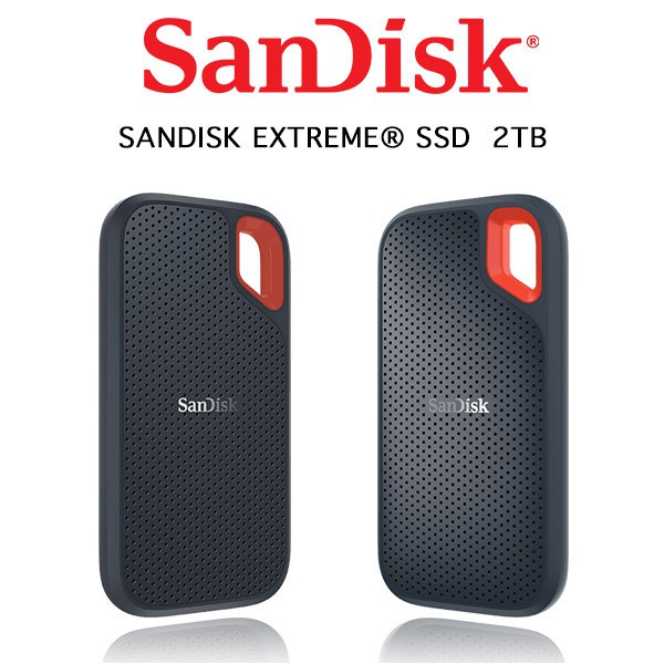 SanDisk EXTREME PORTABLE 2TB SSD E60 行動固態硬碟 讀取速度550MB 廠商直送
