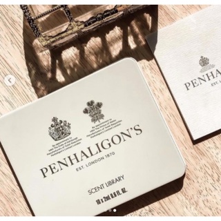 PENHALIGON’S潘海利根 Scent Library氣味圖書館小香套組2mlx10入十大經典試管香鐵盒