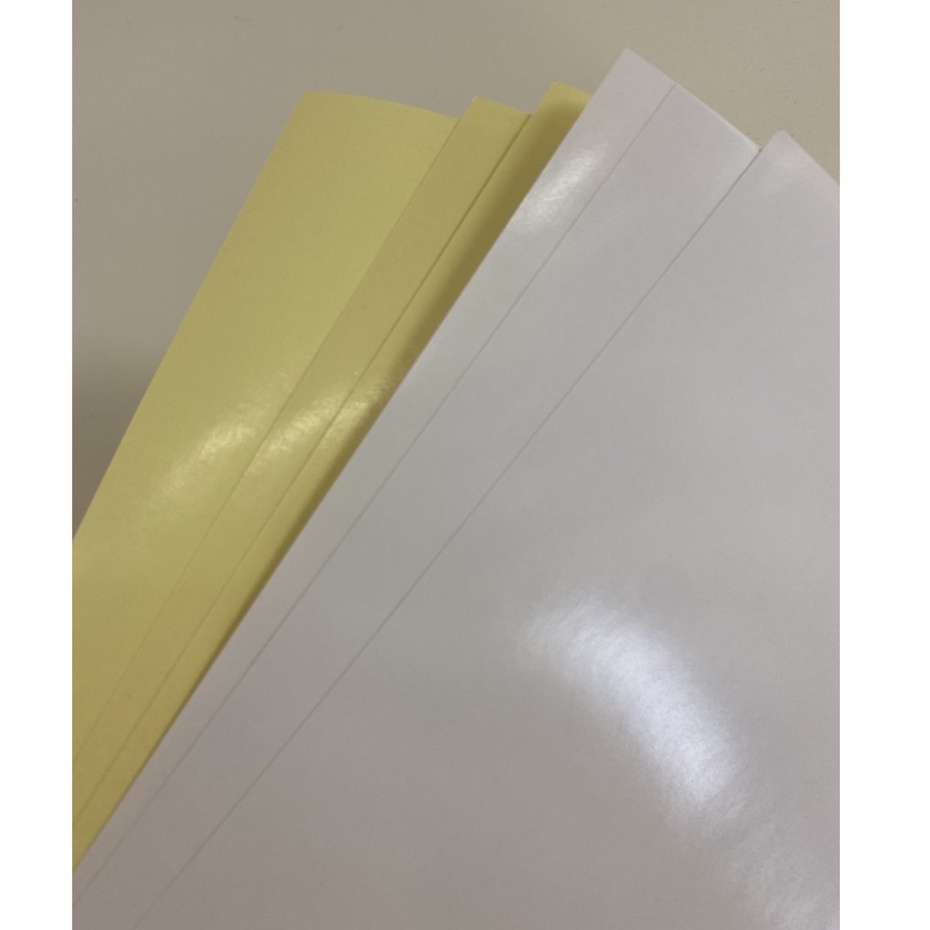 Fion🛒白色/黃色離型紙-A3/A4/A5/A6/B5-台灣現貨貼紙分類/手帳/紙膠帶拼貼-貼紙簿/不乾膠底紙/防黏紙