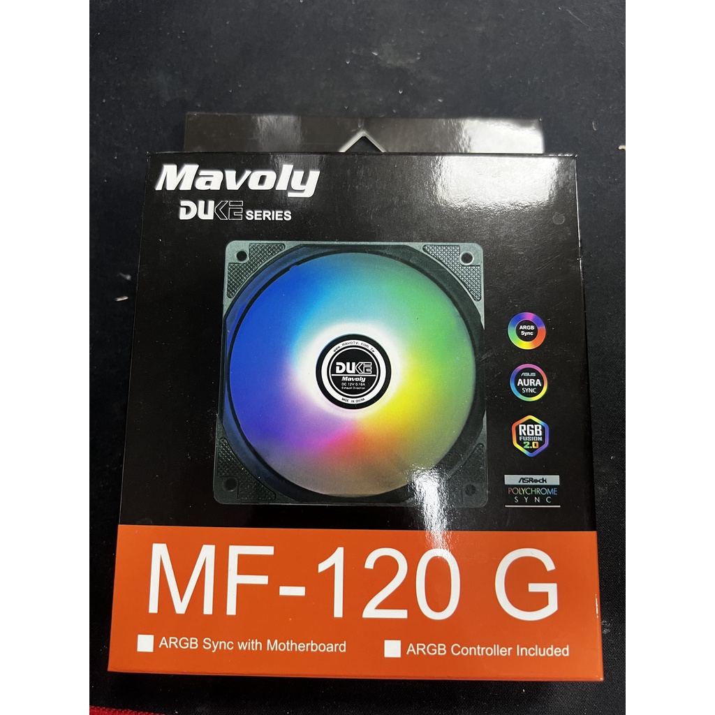 Mavoly MF120G 12cm機殼風扇 A.RGB風扇