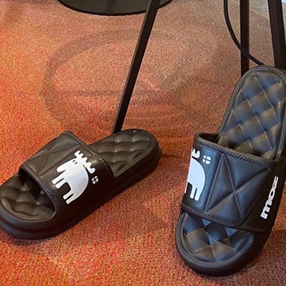 【思購易】moz瑞典駝鹿厚片鬆餅拖鞋 男款室內拖鞋(可麗露黑) MOZ麋鹿 LS-BK