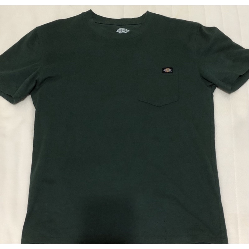 Dickies 森林綠 Tee 素T 短T 重磅 M號