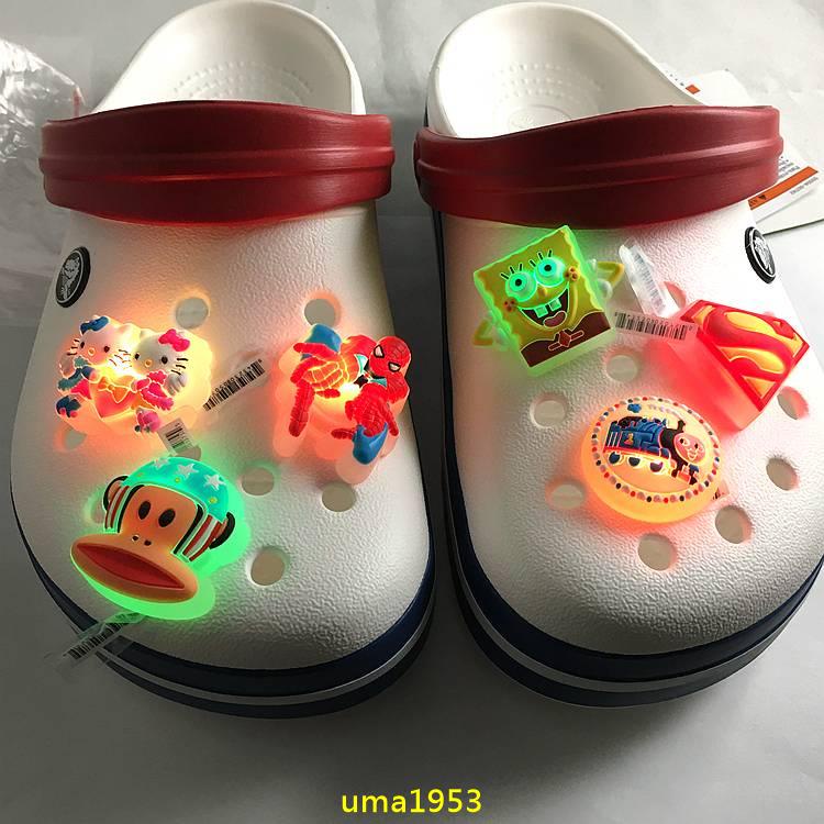 【萬家】LED鞋花鞋扣 亮燈系列CROCS洞洞鞋書包 防水裝飾花