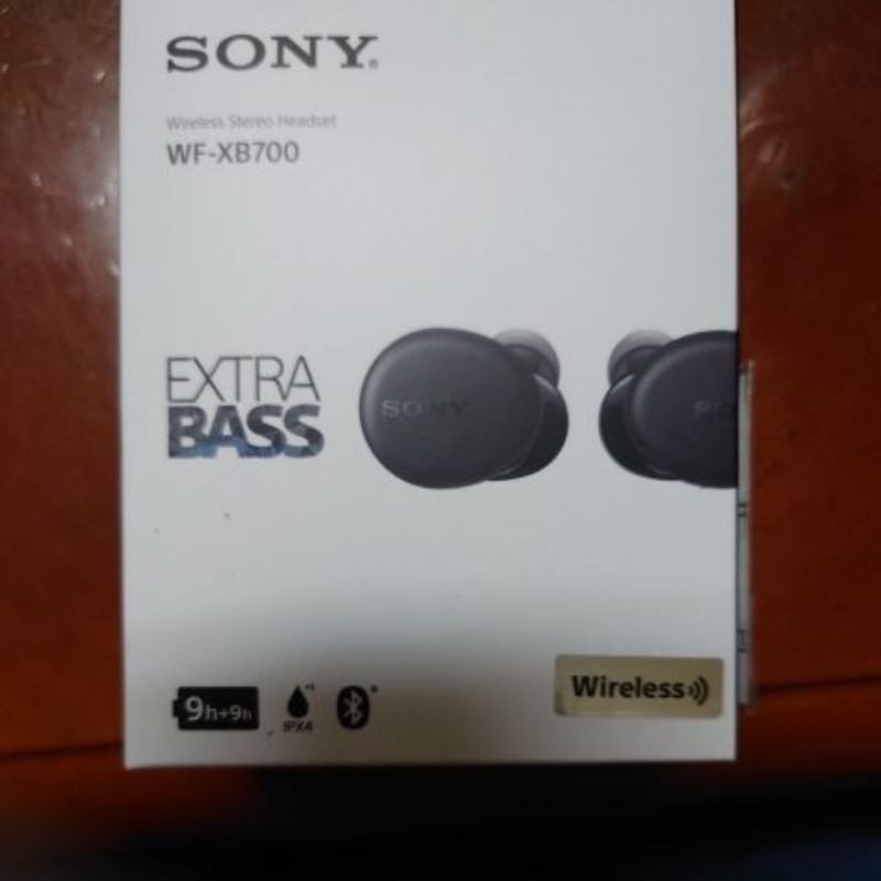 Sony WF-XB700  EXTRA BASS 藍牙防水真無線耳機（黑色） 一年保固