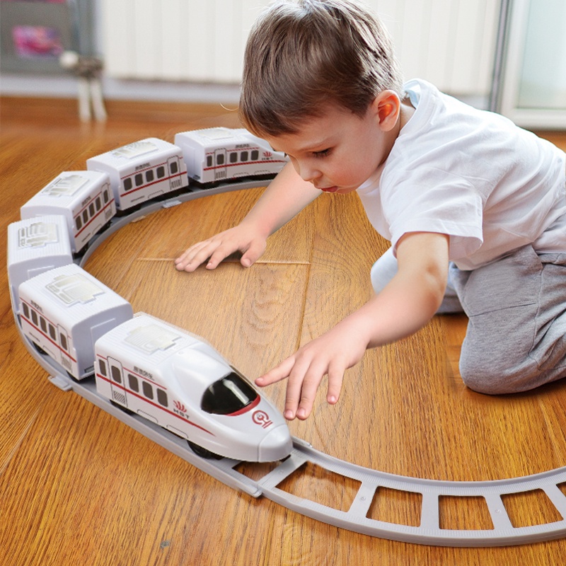 電動列車軌道 高速列車 火車玩具 電動火車 軌道火車玩具
