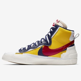 ☆小B之都☆ Sacai x Nike Blazer Mid 紅黃 BV0072-700