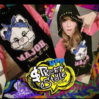 轉售 ☆MAVIS ☆MJR UPP 熊 連帽 長袖 洋裝 上衣