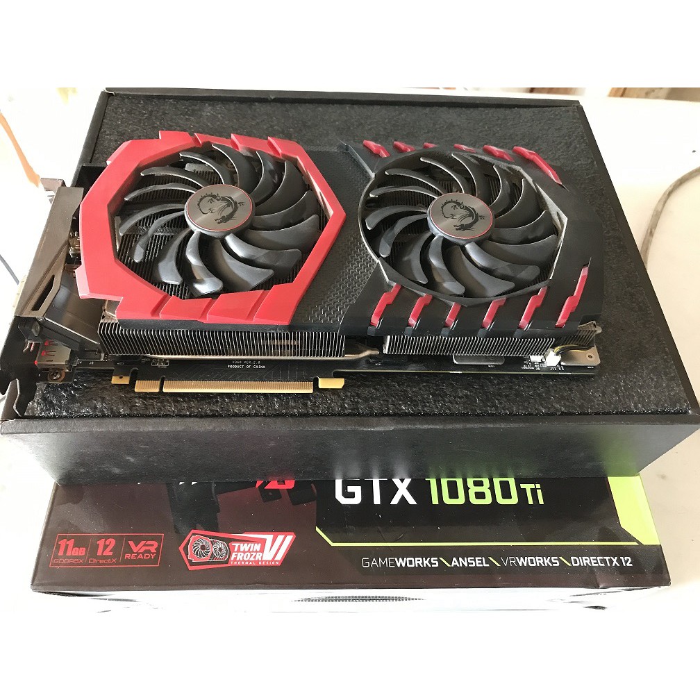 3C &gt; 電腦零組件 &gt; 顯示卡微星紅龍1080ti~11g~2017~6月卡~3年保