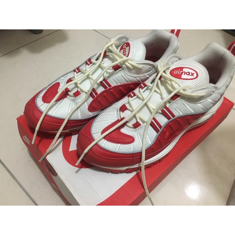 Nike air max 98紅白