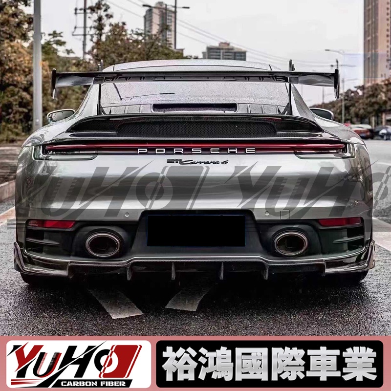 【全台可安裝】適用於保時捷 Porsche 991 992 GT3 碳纖維尾翼