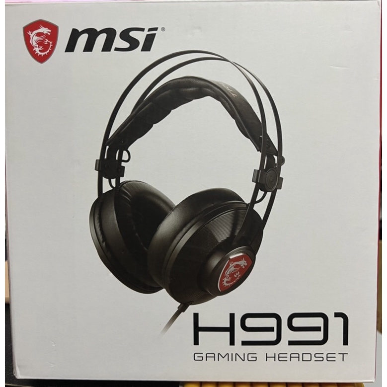 微星 msi H991 gaming  電競耳機  耳機麥克風 全新未拆 現貨