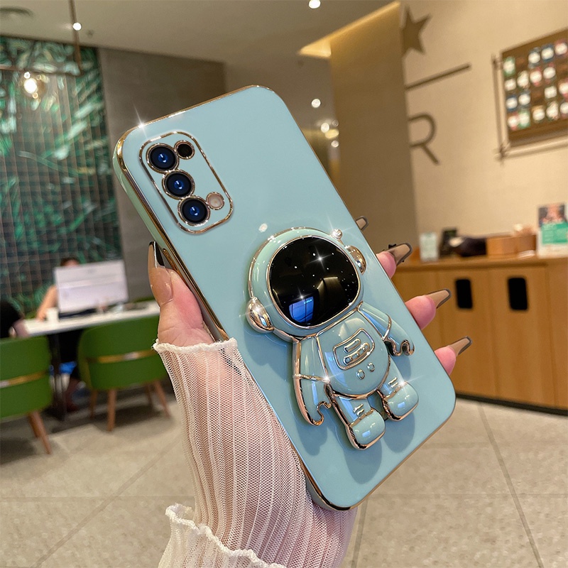 外殼 OPPO RENO 5 PRO RENO 4 4G 手機殼軟殼電鍍矽膠防震保護套光滑保護套新設計 ZJYHY01