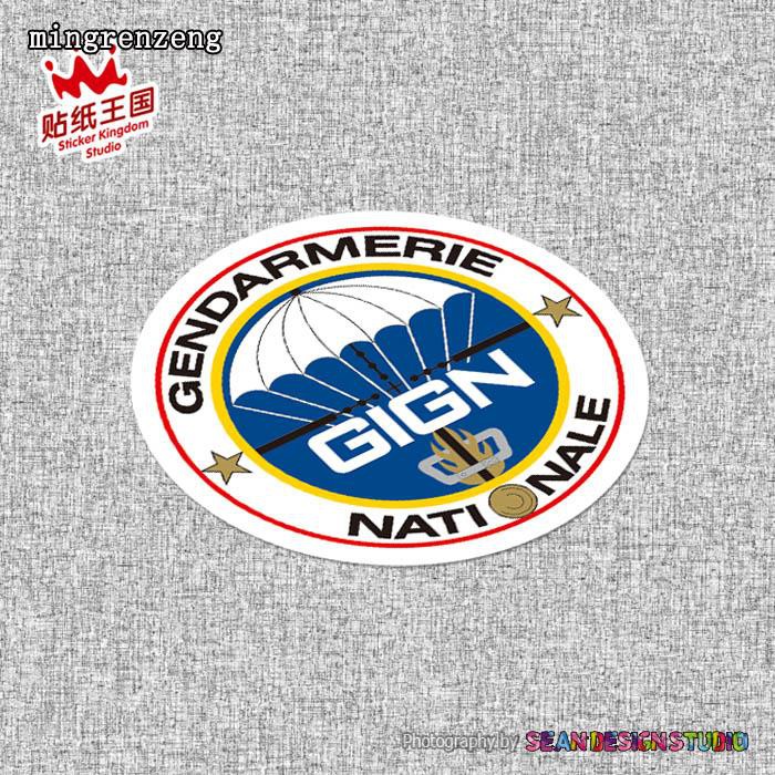 現貨法國憲兵gign 特種部隊軍事軍標01 汽車貼紙戰術安全箱反光貼花 蝦皮購物