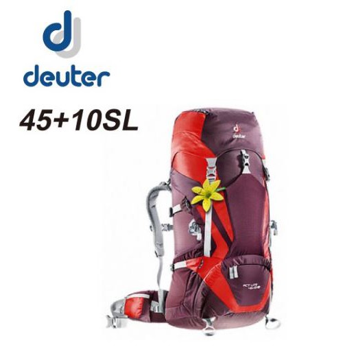 Deuter 德國 ACT lite 45+10 SL 輕量拔熱式透氣背包/登山健行背包