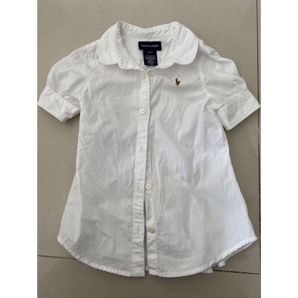 polo Ralph Lauren 白襯衫4T