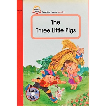 二手好書》Reading House Level 1: Three Little Pigs (Book&amp;CD) 三隻小豬