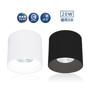 【燈王的店】舞光 神盾筒燈 LED 20W 筒燈 (LED-CEA20) 白框/黑框 36° 全電壓