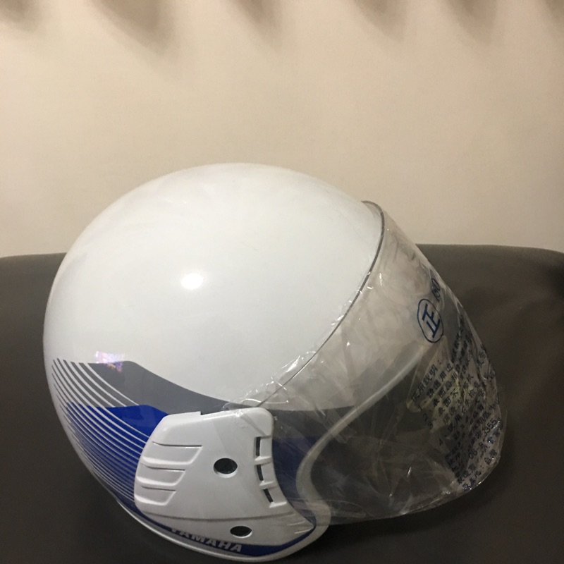 Yamaha山葉原廠安全帽 全新 白 3/4  四分之三半罩