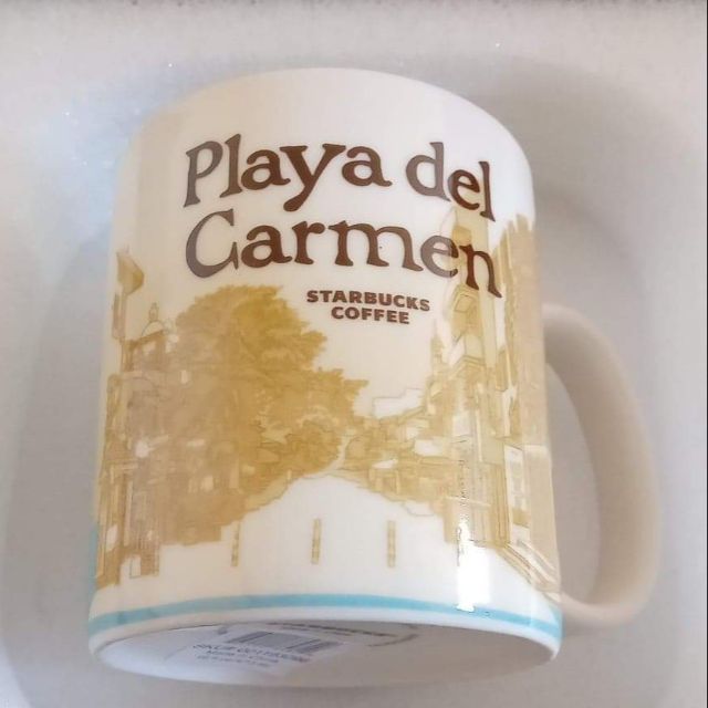 星巴克墨西哥 playa del Carmen城市杯