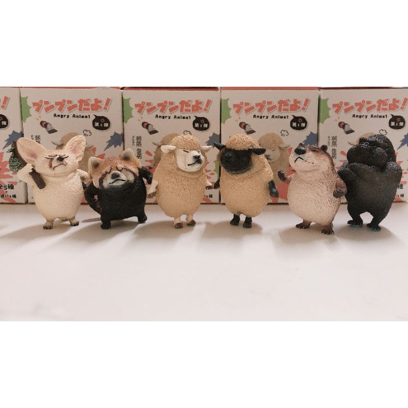 O S S 小物 現貨研達朝隈俊男氣噗噗第一彈俊男一套六隻含隱藏單售猩猩綿羊水獺 蝦皮購物