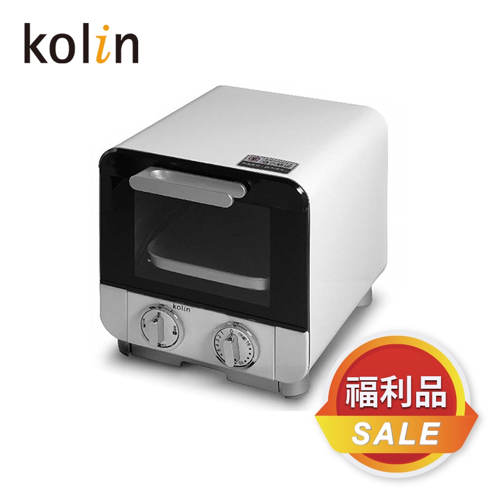 [福利品]【Kolin】歌林8L雙旋鈕電烤箱PA-BO800 石英管 鍍鋁合金 烘烤