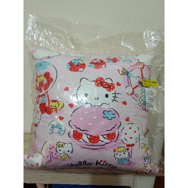 Hello Kitty凱蒂貓 點心時間抱枕 午安枕 腰靠枕 沙發枕