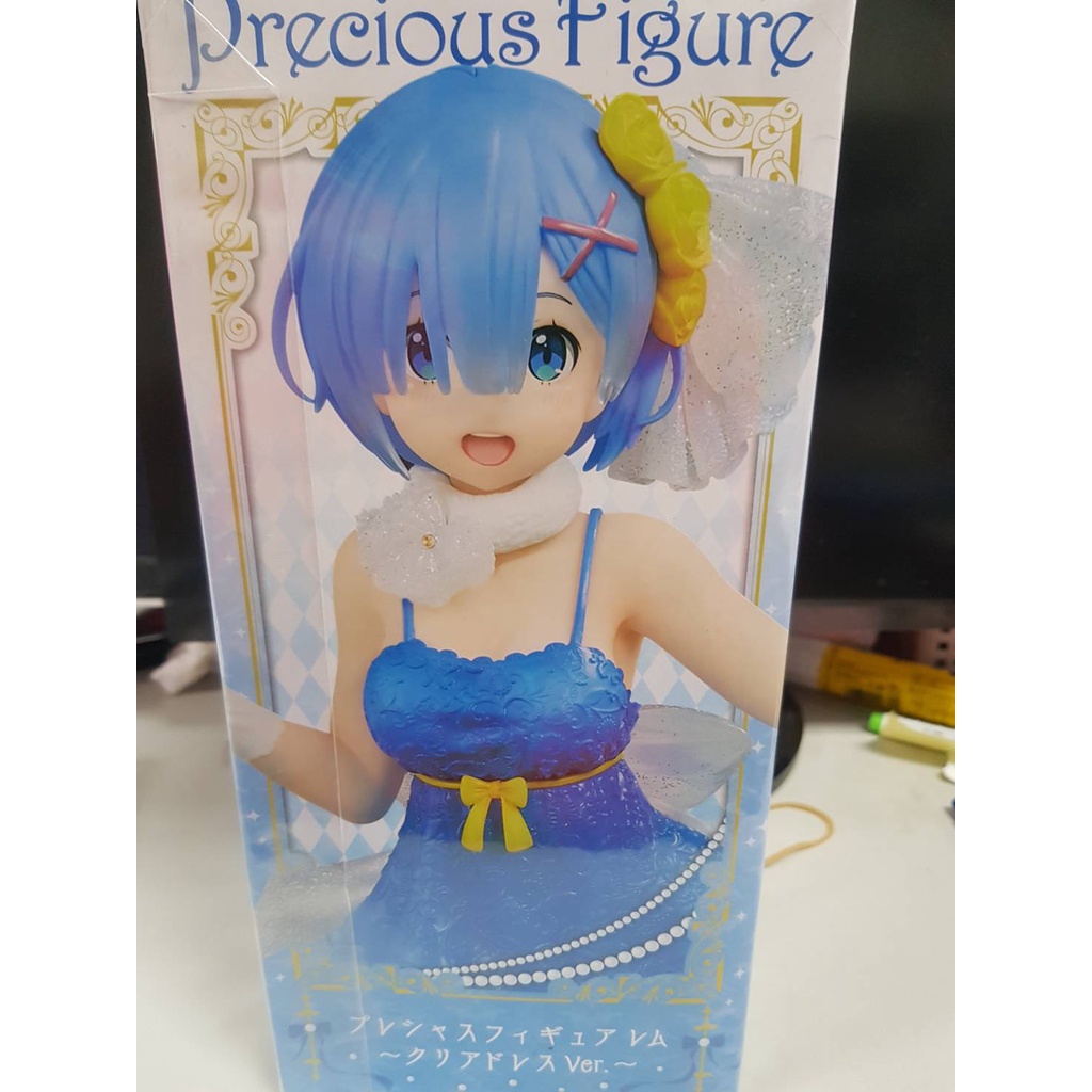 新品日版Re:從零開始的異世界生活 雷姆 REM 透明裙ver. 禮服 公仔