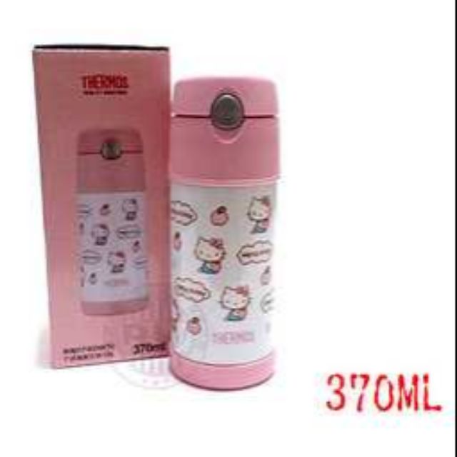 Jeff YangTHERMOS膳魔師HELLO KITTY兒童保溫瓶370ml【