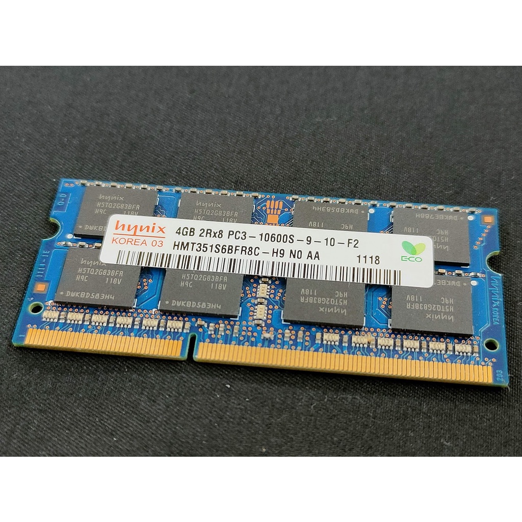 海力士 Sk hynix DDR3 4G 4GB 1333 10600 雙面 筆電 記憶體