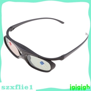 [熱銷]用於DLP-LINK投影儀的3D眼鏡主動快門Acer / BenQ / Optoma Black