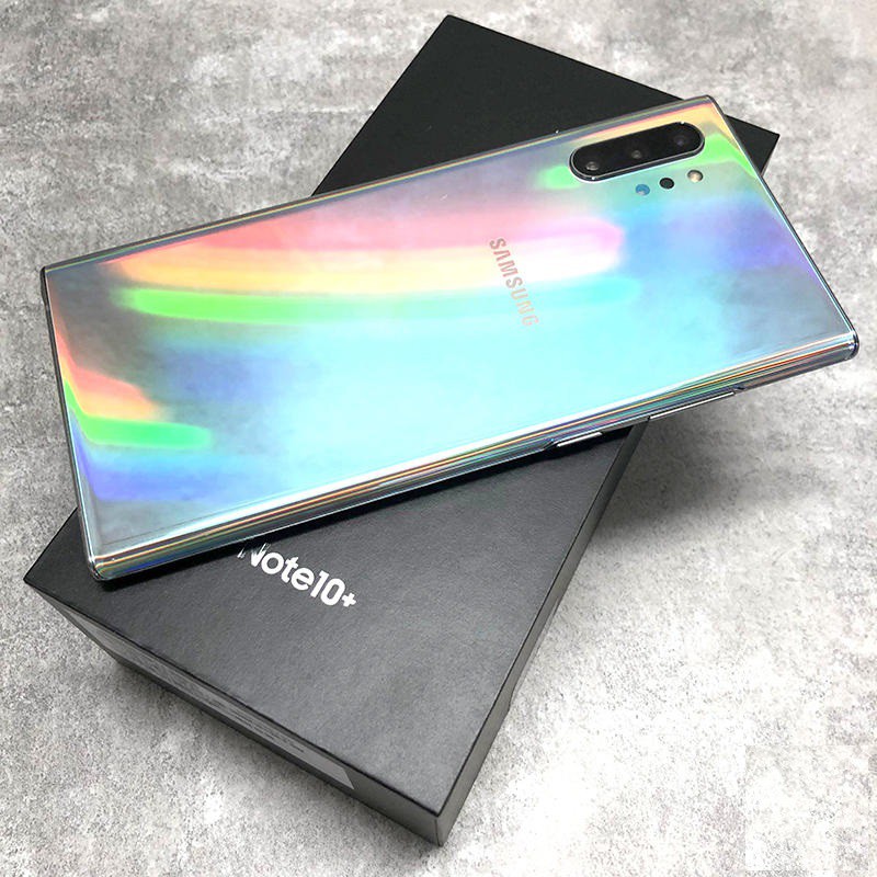 美版 三星 Samsung Galaxy Note 10+ 星環銀 高通S855 12G/256G 盒裝 九成新 便宜賣