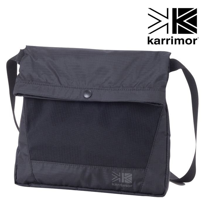 【Karrimor 英國】日系 trek carry sacoche 斜背包 側背袋 黑色 (53619TCSM)