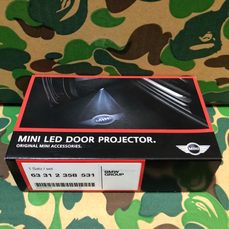 MINI LED DOOR PROJECTOR 原廠 MINI COOPER LED 迎賓燈 照地燈 燈 F56 R60