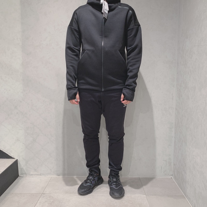 lujiu_shop】Adidas Z.N.E 外套快速拉鍊EB5230/黑| 蝦皮購物