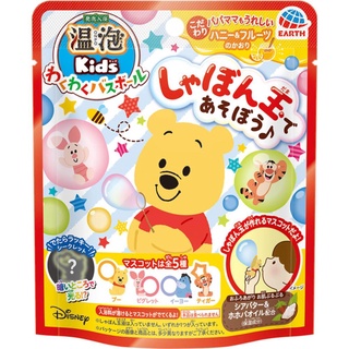 日本 Disney POOH 小熊維尼 沐浴球 入浴劑 泡泡球 單入 (4317)