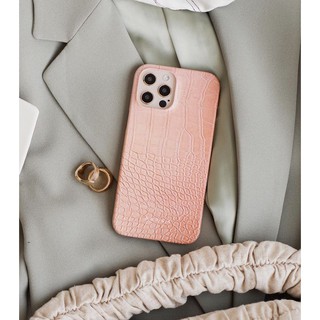 [SECOND LOOK]BURGA 春夏桃粉色 皮質 IPHONE 16 全系列 手機殼